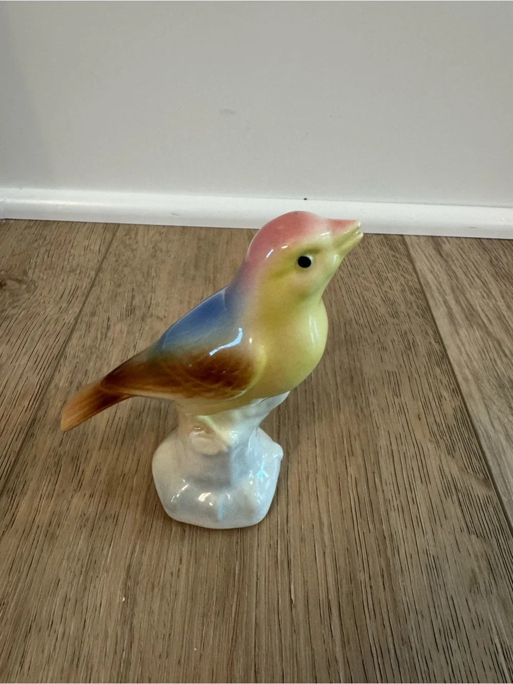Vintage MCM 5” Ceramic Bird Figurine- Japan